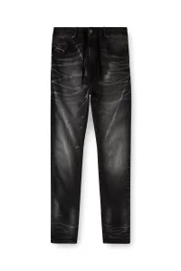 Džínsy Diesel 2032 D-Krooley-B Jogg Sweat Jeans Black/Denim