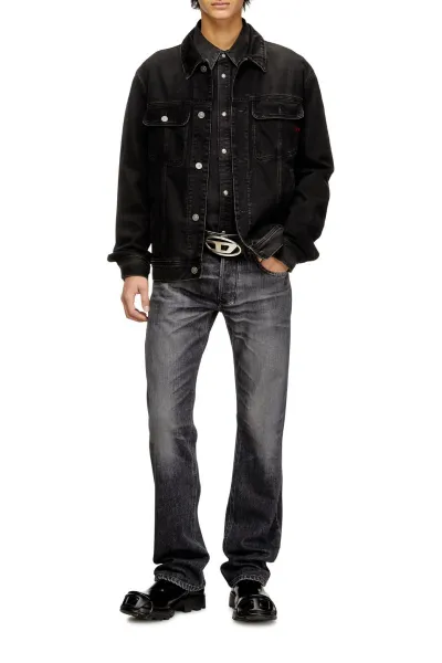 Džínsy Diesel 1985 Larkee Trousers Black/Denim