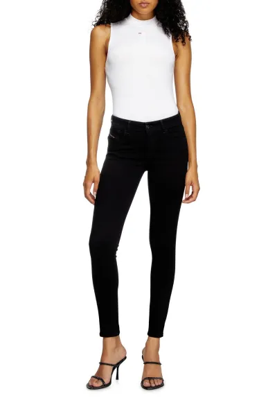 Džínsy Diesel 2017 Slandy Trousers Black/Denim