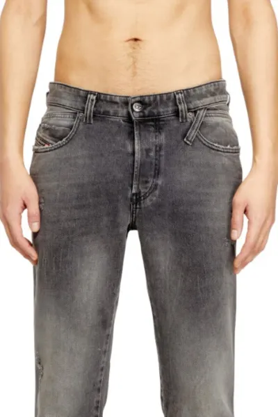 Džínsy Diesel 1993 D-Vyl-Rs Trousers Black/Denim