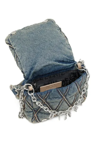 Kabelka Diesel Charm-D Shoulder S Bag Blue Dirty Wash