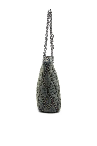 Kabelka Diesel Charm-D Shopper M Shopping Bag Blue Dirty Wash