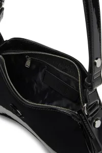 Kabelka Diesel Play Shoulder Cross Bodybag Black/Chromed