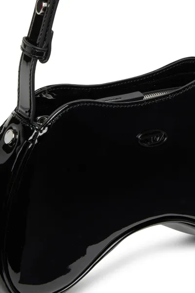 Kabelka Diesel Play Shoulder Cross Bodybag Black/Chromed