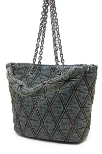 Kabelka Diesel Charm-D Shopper M Shopping Bag Blue Dirty Wash