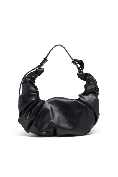 Kabelka Diesel Grab-D 2.0 Hobo L Shoulder Bag Black