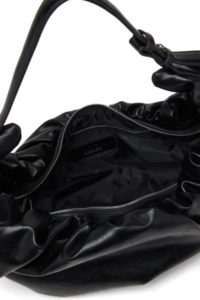 Kabelka Diesel Grab-D 2.0 Hobo L Shoulder Bag Black