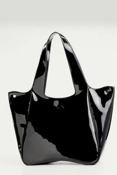 Kabelka Diesel Play Shopper Ew Shopping Bag Black/Chromed