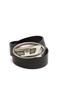 Opasok Diesel Oval D Logo B-Double Belt Black