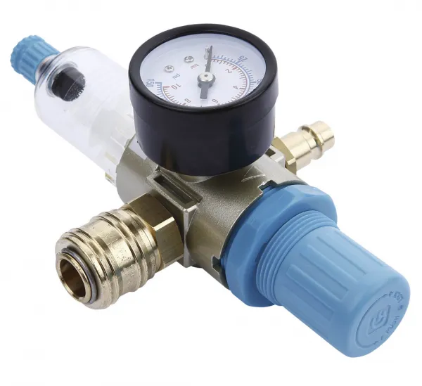 Sada regulátora vzduchu s manometrom a filtrom REDATS P-700 1/4" STD + rýchlospojka