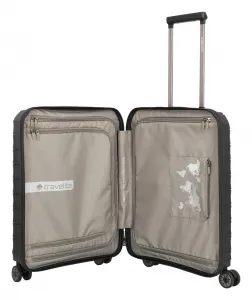 Sada cestovných kufrov Travelite Mooby S,M,L Front pocket Black