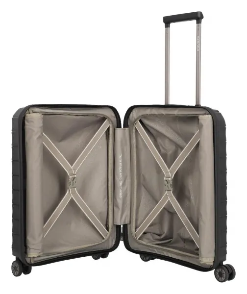 Sada cestovných kufrov Travelite Mooby S,M,L Front pocket Black
