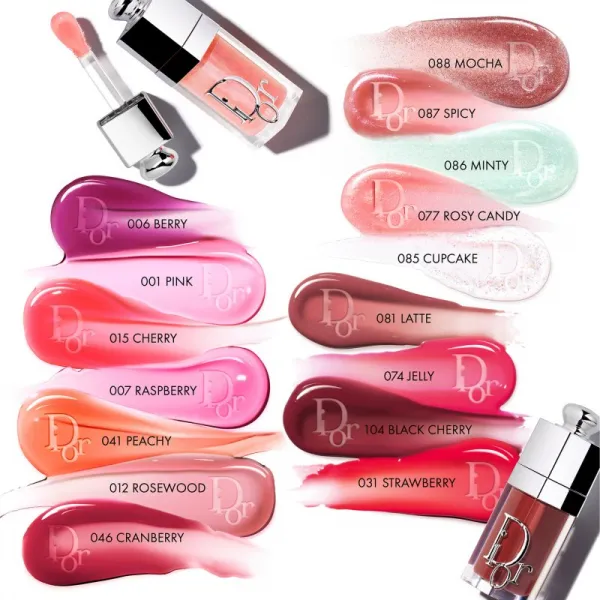 DIOR Dior Addict Lip Glow Oil hydratačný olej na pery odtieň 007 Raspberry 6 ml