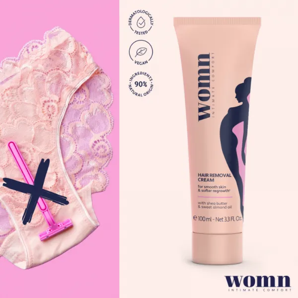 WOMN Intimate depilačný krém pre ženy