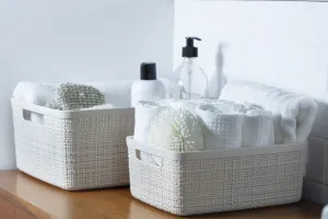 CURVER Košík JUTE M 12L | béžová