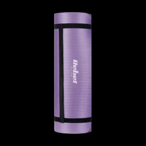 Profitent Gymnastická podložka na jogu, pilates, fitness, 183x61cm, hrúbka 1cm, materiál NBR, fialová