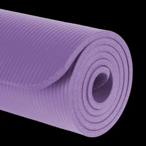Profitent Gymnastická podložka na jogu, pilates, fitness, 183x61cm, hrúbka 1cm, materiál NBR, fialová