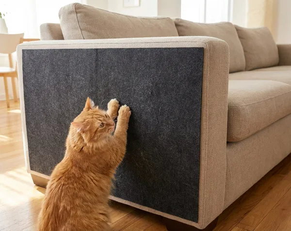 TZB Škrabací podložka pro kočky KITTY 100x40 cm šedá