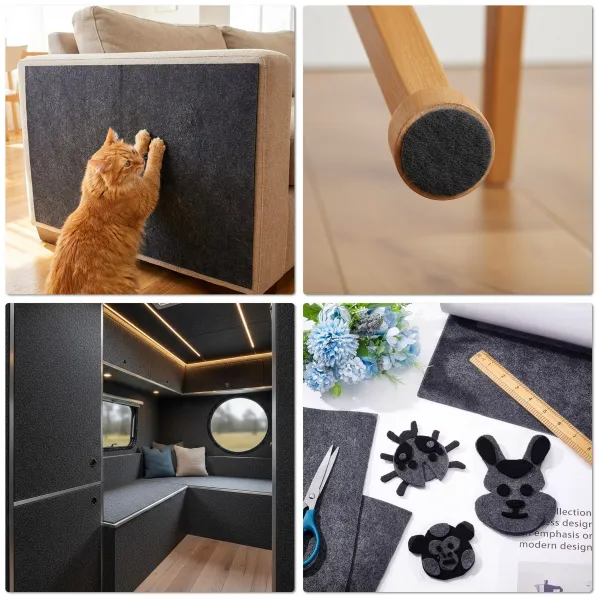 TZB Škrabací podložka pro kočky KITTY 100x40 cm šedá
