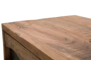 Marinela Dizajnová konzola Halszka 118 cm hnedá / čierna