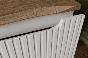 Comad Kúpeľňová zostava Nova Cashmere II so skrinkami a doskou 100 cm kašmírová