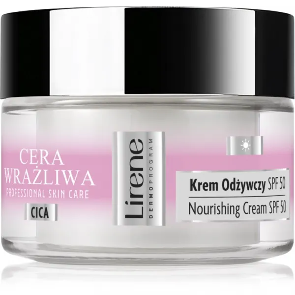 Lirene Sensitive skin hydratačný krém pre citlivú pleť SPF 50 50 ml