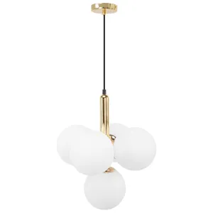 TooLight Závesný luster APP1574-5CP zlatý