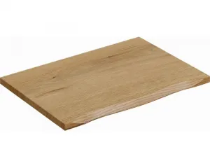 Comad Závesná skrinka pod umývadlo Nova Cashmere Nature s doskou a regálom 60 cm gaštanová/dub coast evoke