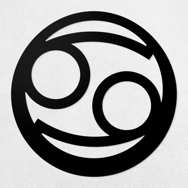 Drevený symbol na stenu - Znamenie zverokruhu Rak