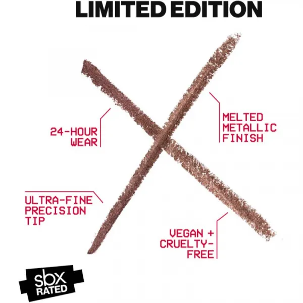Smashbox Metallic Eyeliner metalická očná linka odtieň Molten 0.28 g