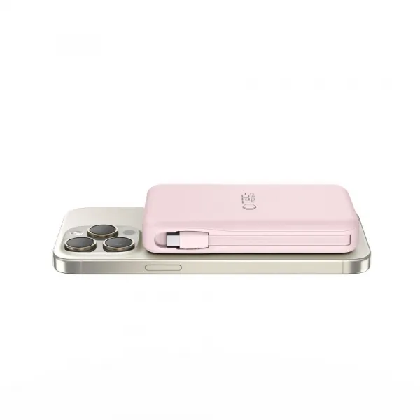 Tech-Protect PB31 LifeMag MagSafe Power Bank 10000mAh, ružový