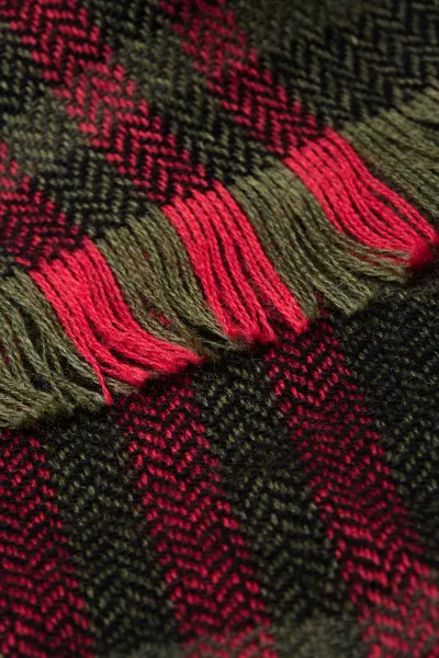 Šál Woolrich Light Plaid Scarf Greenstone Check