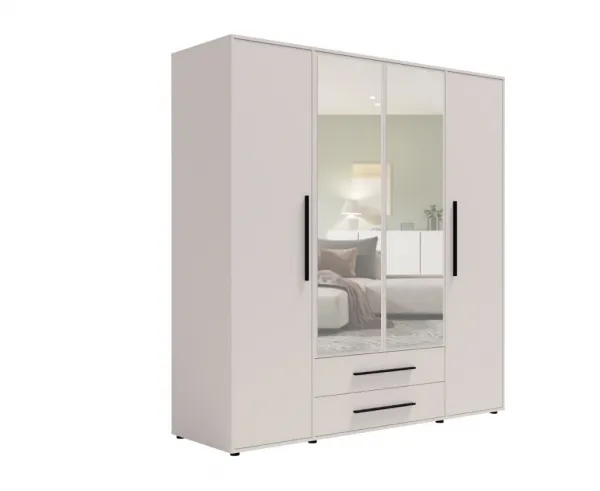 ArtGiB Šatníková skriňa MAXIONE SZ4D2SZ | MX- 13 cashmere