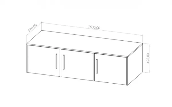 ArtGiB Nadstavec ku skrini MAXIONE 3D | MX-05 biela