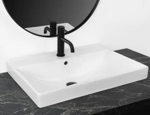 Zápustné umývadlo Rea Mandy 60 cm biele