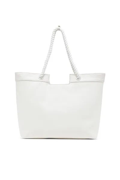 Kabelka Diesel Dsl 3D Shopper Ew Shopping Bag White Asparagus