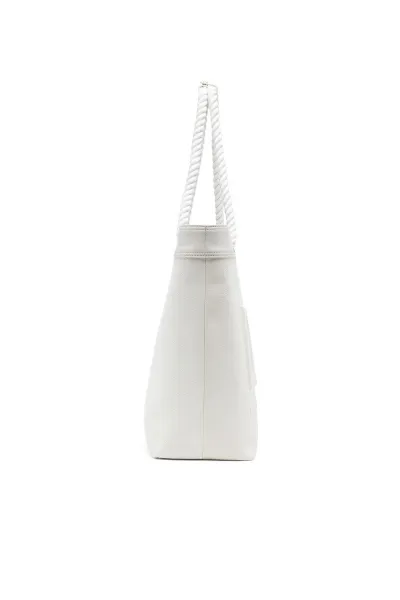Kabelka Diesel Dsl 3D Shopper Ew Shopping Bag White Asparagus