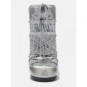 Juniorské vysoké zimné topánky MOON BOOT MB ICON GLANCE-JR, H001 SILVER