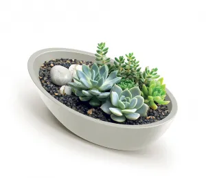 Prosperplast Kvetináč Arias Oval pieskový, variant 40 cm