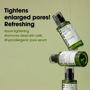 Some By Mi Super Matcha Pore Tightening Serum upokojujúce sérum proti lesknutiu pleti a rozšíreným pórom 50 ml