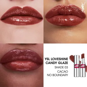 Yves Saint Laurent Loveshine Candy Glaze hydratačný lesk na pery pre ženy 3 Cacao No Boundary 3.2 g