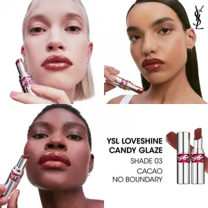 Yves Saint Laurent Loveshine Candy Glaze hydratačný lesk na pery pre ženy 3 Cacao No Boundary 3.2 g
