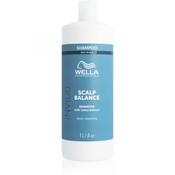 Wella Professionals Invigo Scalp Balance hĺbkovo čistiaci šampón pre mastnú pokožku hlavy 1000 ml