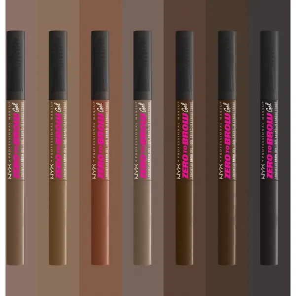 NYX Professional Makeup Zero To Brow Gel gél na obočie s aplikátorom odtieň 03 Taupe 2 ml