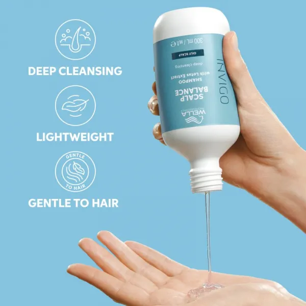 Wella Professionals Invigo Scalp Balance hĺbkovo čistiaci šampón pre mastnú pokožku hlavy 1000 ml