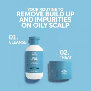 Wella Professionals Invigo Scalp Balance hĺbkovo čistiaci šampón pre mastnú pokožku hlavy 1000 ml