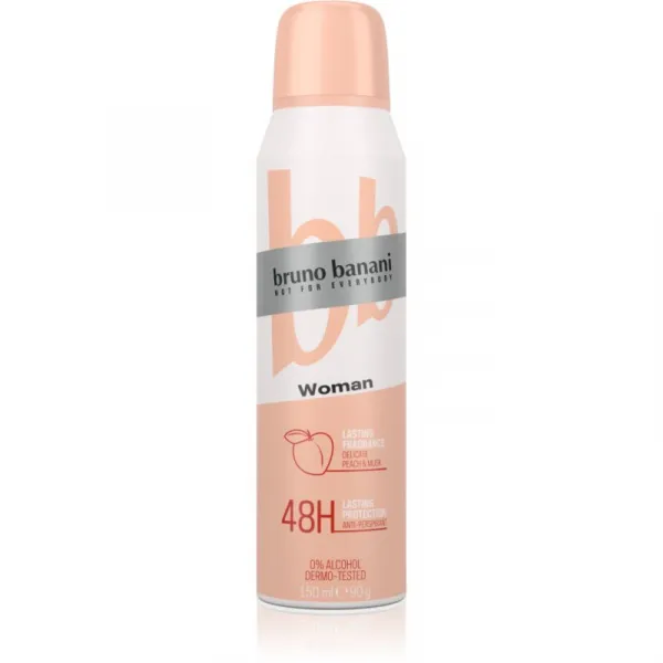 Bruno Banani Woman Peach & Musk antiperspirant 48h pre ženy 150 ml