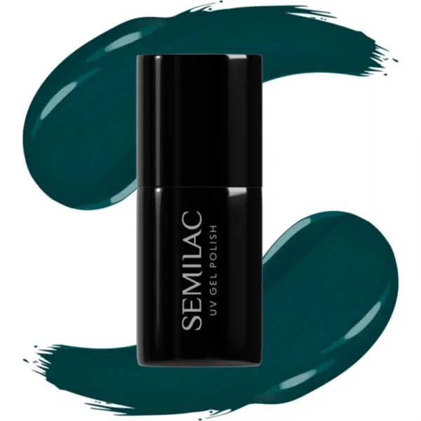 Semilac UV Hybrid Winter Collection gélový lak na nechty s použitím UV/LED lampy odtieň 606 Cool Green 7 ml
