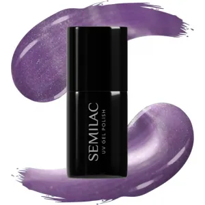 Semilac UV Hybrid Gloss GALA gélový lak na nechty s použitím UV/LED lampy odtieň 664 Lilac Gloss 7 ml