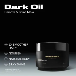 Sebastian Professional Dark Oil intenzívne vyyživujúca maska na lesk a hebkosť vlasov 30 ml